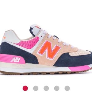 New balance 574 natural indigo/vintage rose